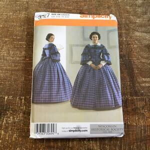 Simplicity Sewing Pattern 3727 Southern Belle Promenade Dress GWTW 8-14 UNCUT